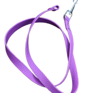 Correa impermeable 16mm para perro morada