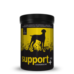 Condroprotector para perro HA Support+ especial para perros activos, perros k9 y perros deportistas.